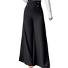 Pantaloni Casual da Donna a Vita Alta Oversize a Gamba Larga Pantaloni da Ufficio con Tasche Tinta Unita Vestibilità Ampia Pantaloni da Lavoro