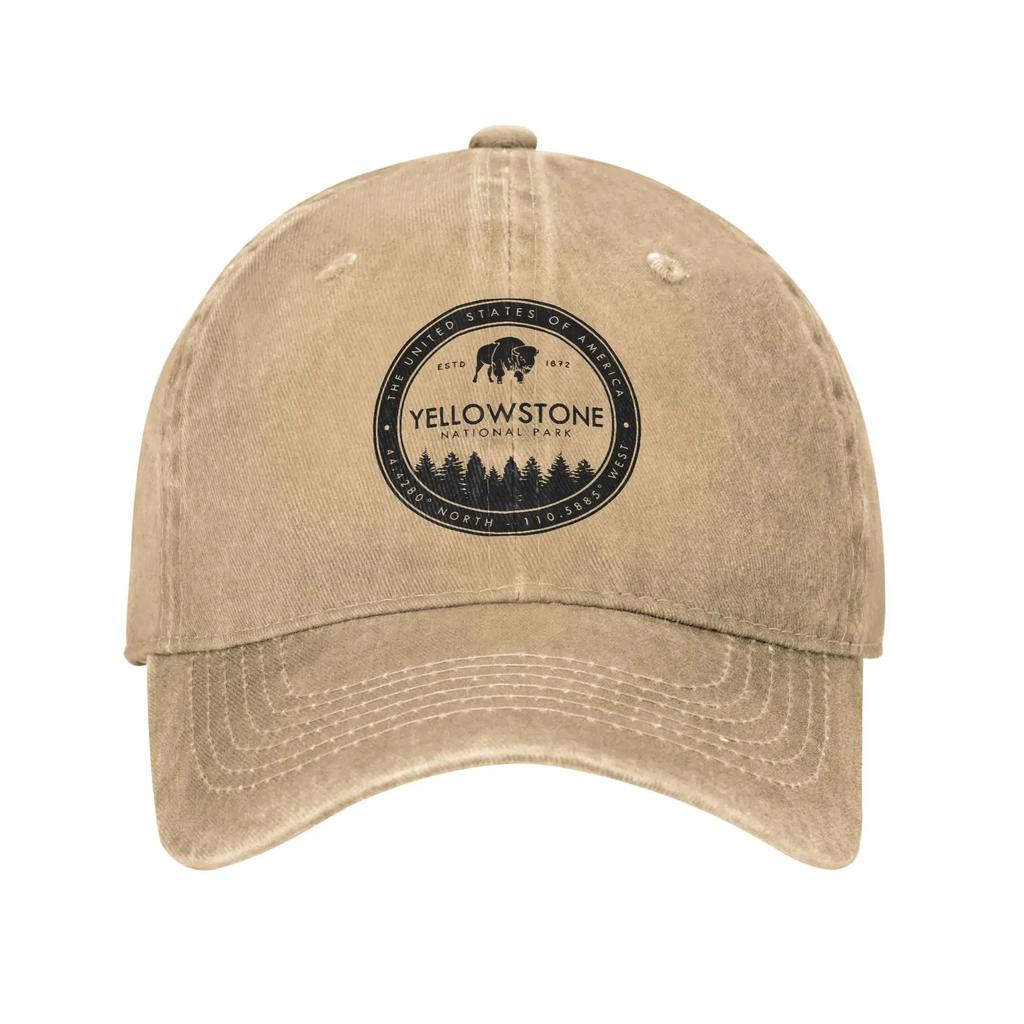 AYellowstone Dutton Ranch Oro Montana Cappellini da Baseball Vintage Denim Usurato Lavato Cappellino da Sole per Corsa Golf Regolabile Cappelli Ca