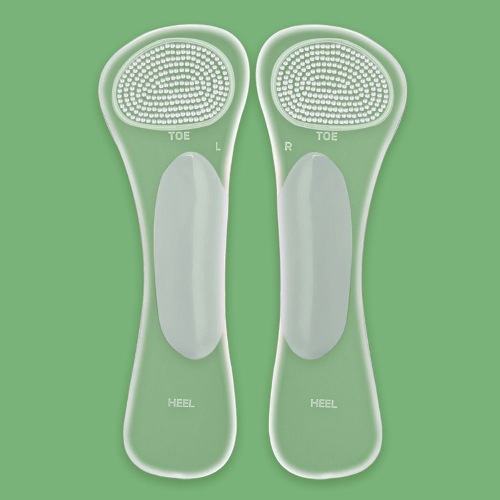 Anti Slip Gel Sole Pads New Arch Support Transparent Sandal Shoe Gel Insoles Pain Relief Foot Care Gel Cushion Insole