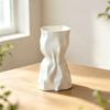 Bedroom Aesthetic Decor 3D Printed Flower Vase, Modern Minimalist Vase for Living Room Sophisticated Home Accessories Decor, Creative Floral