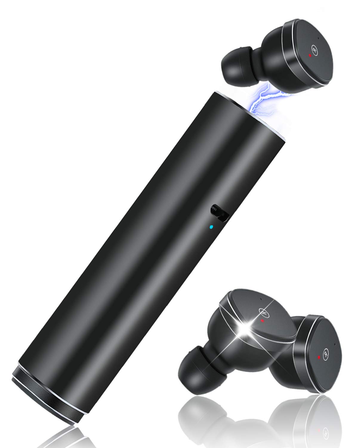 

Bluetooth Wireless Deep IPX7 Call Noise Charging Case Automatic Touch Single or Binaural Separate Left and Right Siri Sports Bluetooth Earphones