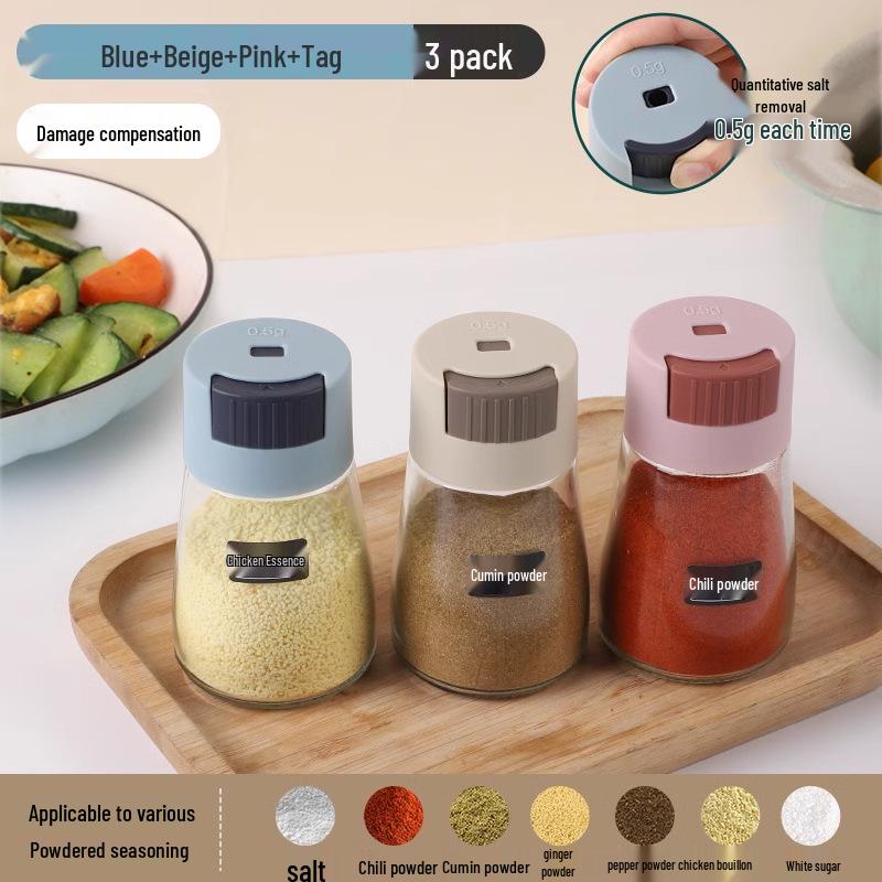 Kořenka na koření s kontrolou soli: Kuchyňský odměrný šejkr