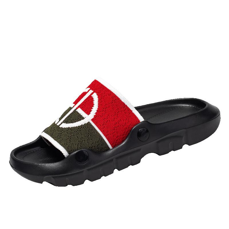 Außenhandel Herren Sommerbekleidung vielseitige neue Zuhause Freizeit weiche Sohle Herren Ein-Wort Strand coole Slipper
