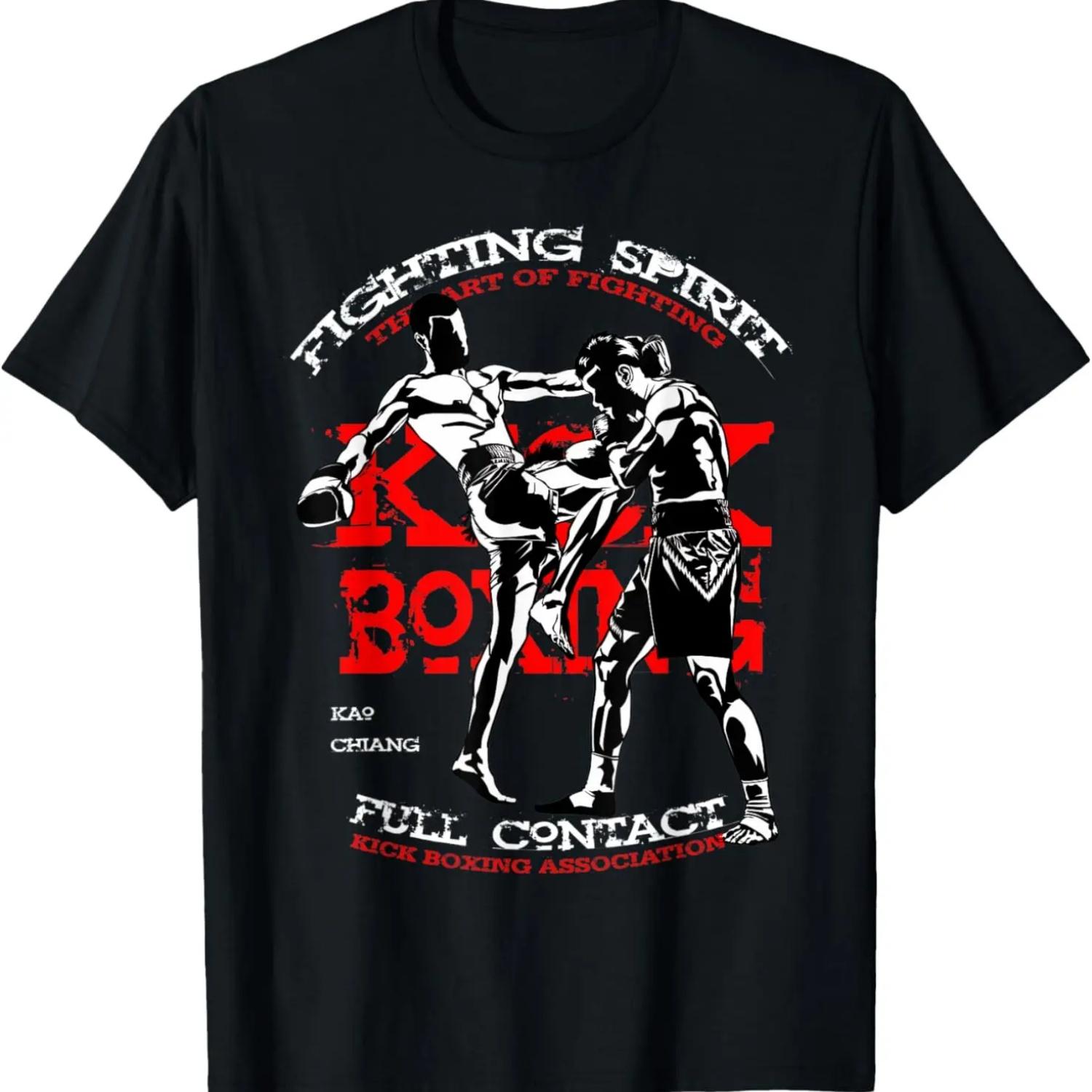 

Kickboxing Fighter Design For MMA Fans T-Shirt S