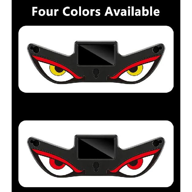 2026 Solar Power Car Demon Eye Light Cool Flashing Warning Light Dynamic Safety Vehicle Signal Lights Universal New