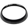 Gloss Black Motorcycle 7" Headlight Lamp Trim Ring Light Bezel Cover For Harley Touring Road King Electra Glide Street Glide Tri Glide