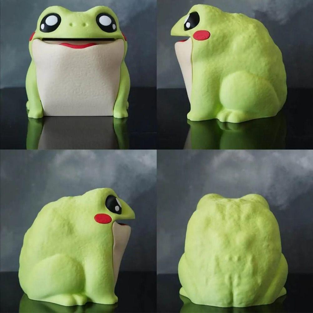 3D Printed Funny Roll Paper Dispenser Dust-proof Creative Paper Towel Box  Bathroom Accessories