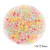 Frosted Acrylic Round Beads for DIY Jewelry and Beading Accessories