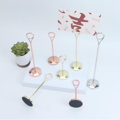 Elegant Place Card Holder Cute Note Clamp Stand Menu Holder Table Number Holder  Restaurant Table