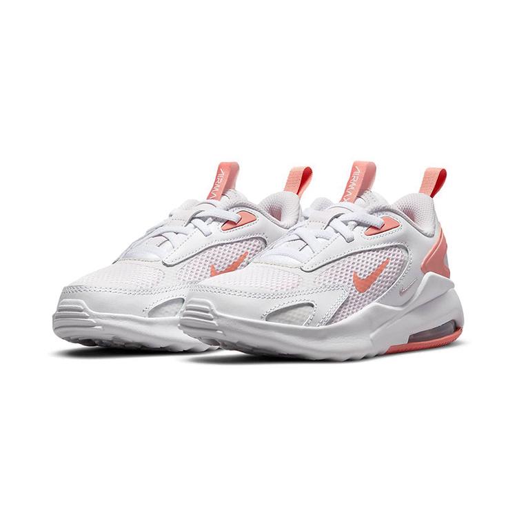 Nike Air Max Bolt Cushioning, Wear Resistant Low top Running Shoes Pink White Children Aged 3 7 Years Old CW1627-501