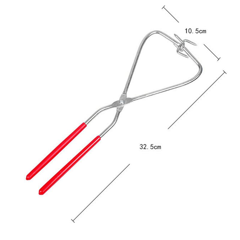 M-Modern-1 Piece Stainless Steel Caliper Pottery Clamp Clay Sculpture Dipping Tongs Pottery Kiln Hand Clamp Clay Modeling Cerami