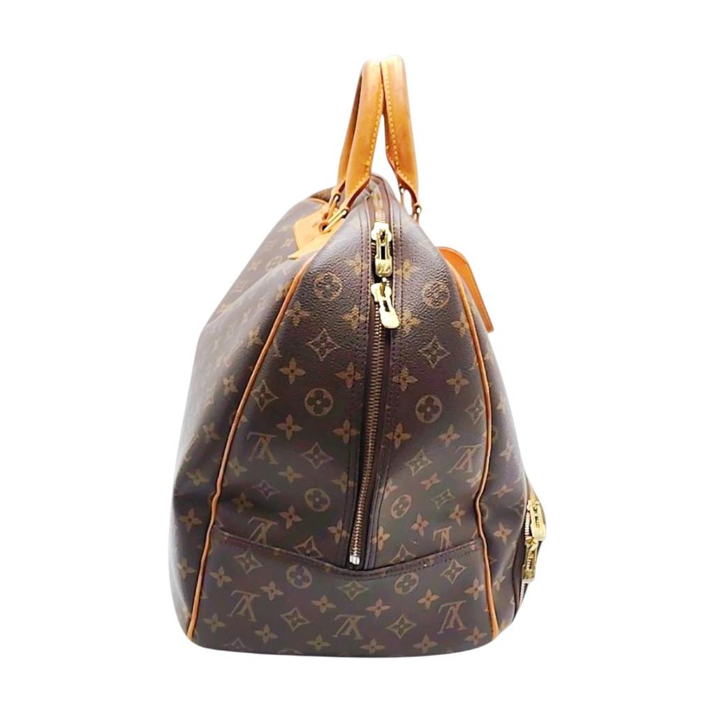 LOUIS VUITTON Monogram Evasion Boston bag Monogram canvas Brown unisex M41443 Used