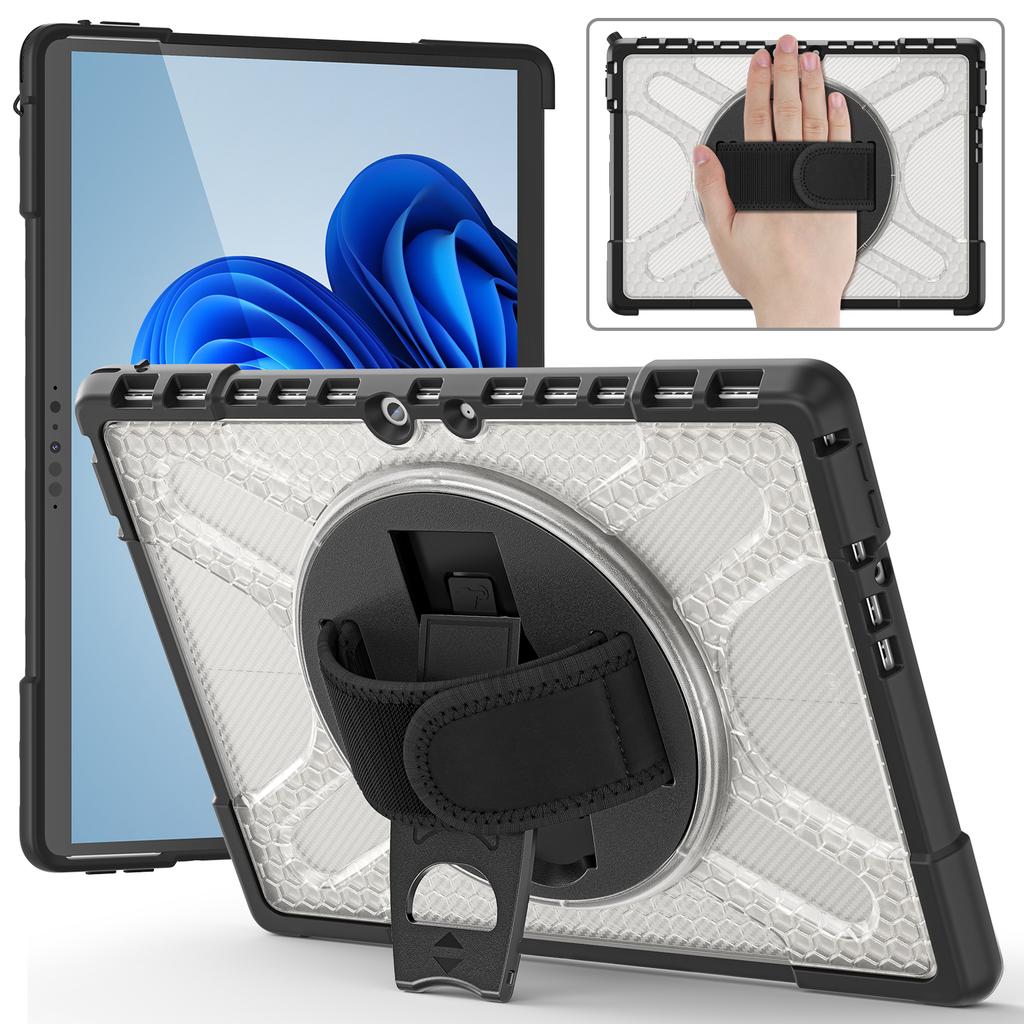 For Microsoft Surface Pro 11 10 9 8 7 6 5 4 for Surface GO 1 2 3 4 Rugged Protective Case Reinforced Corners Case with Holder