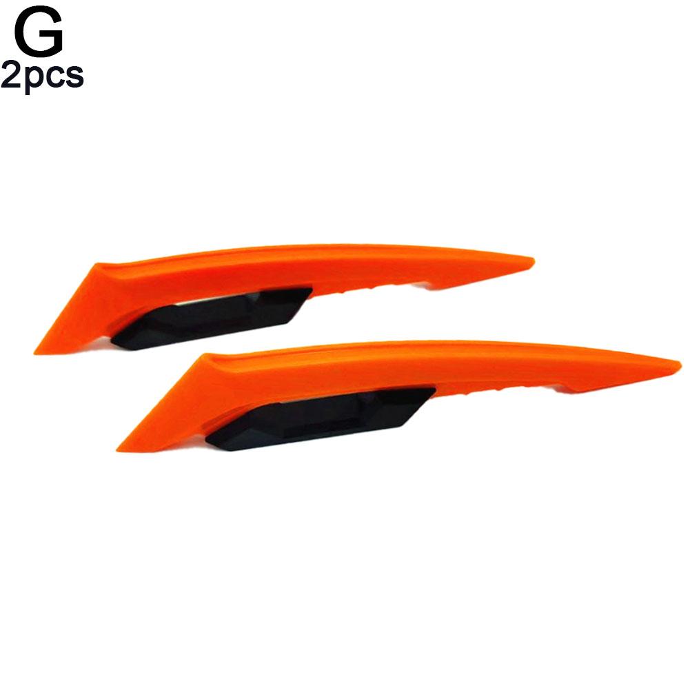 1 Paar Universelle Motorrad Winglets Aerodynamischer Spoiler Dynamischer Flügel mit Klebe-Dekoraufkleber Für Motorrad Roller N5V9