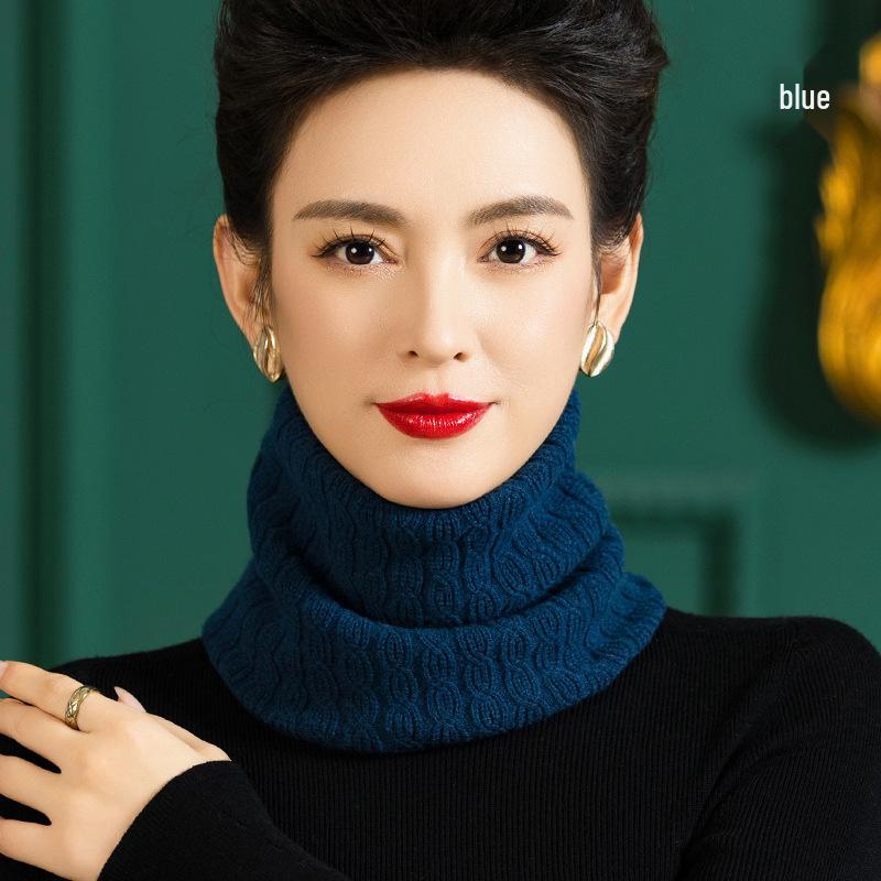 

Unisex Pure Wool Knitted Neck Warmer Scarf - Warm & Versatile Dickey 1027 Below 60cm