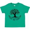 T-shirt Enfant Inktastic Design Arbre Sauvez la Planète avec Feuilles Vertes Nature