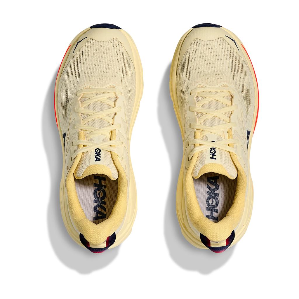 HOKA One One Challenger 8 Bequeme Passform Trailrunning-Schuhe Damen Sneaker Vintage-Gelb 1168717-VWM