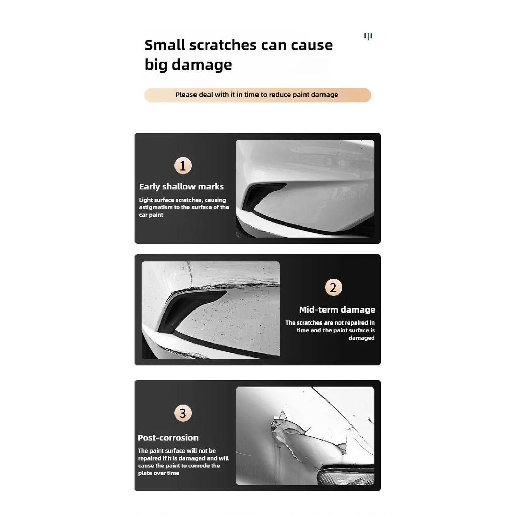 300ML Car Scratch Paint Pen Deep Scratch Repair Removal White Black Red Silver Blue Grey Car Paint Pen Car Scratch Repair Spray