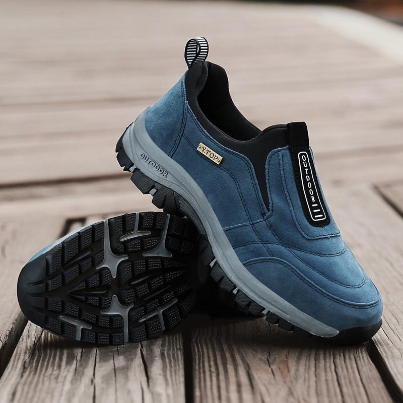 Men's Waterproof, Non-Slip Outdoor Sports & Safety Shoes with Wear-Resistant Thick Soles