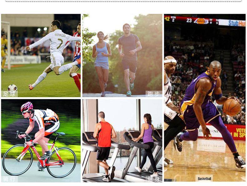 Basketbalové legíny na jednu nohu: Legíny s deväťbodovým, päťbodovým základným dizajnom pre šport a fitness