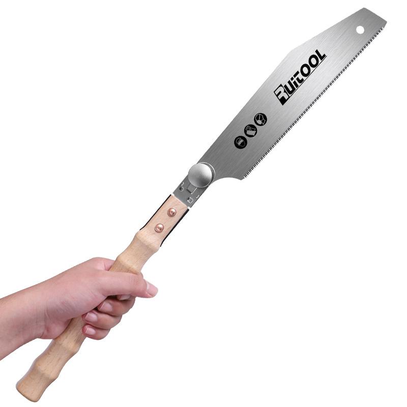 1 st Japanse Handzaag 3-Rige Tanden Trekzaag SK5 Staal Verzonken Zaag met Antislip Handvat Vervangbaar Blad voor Houtbewerkingsgereedschap