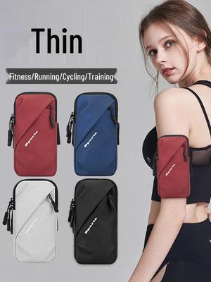 Brazalete de PU Transpirable para Teléfono para Correr y Ciclismo - Bolsa de Muñeca y Manga para Brazo de Fitness Unisex