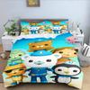 Octonauts Bedding Set Simba Anime and Cartoon 3D Children'S Duvet Cover Set  King Size Bedroom Comforte Cute Printed