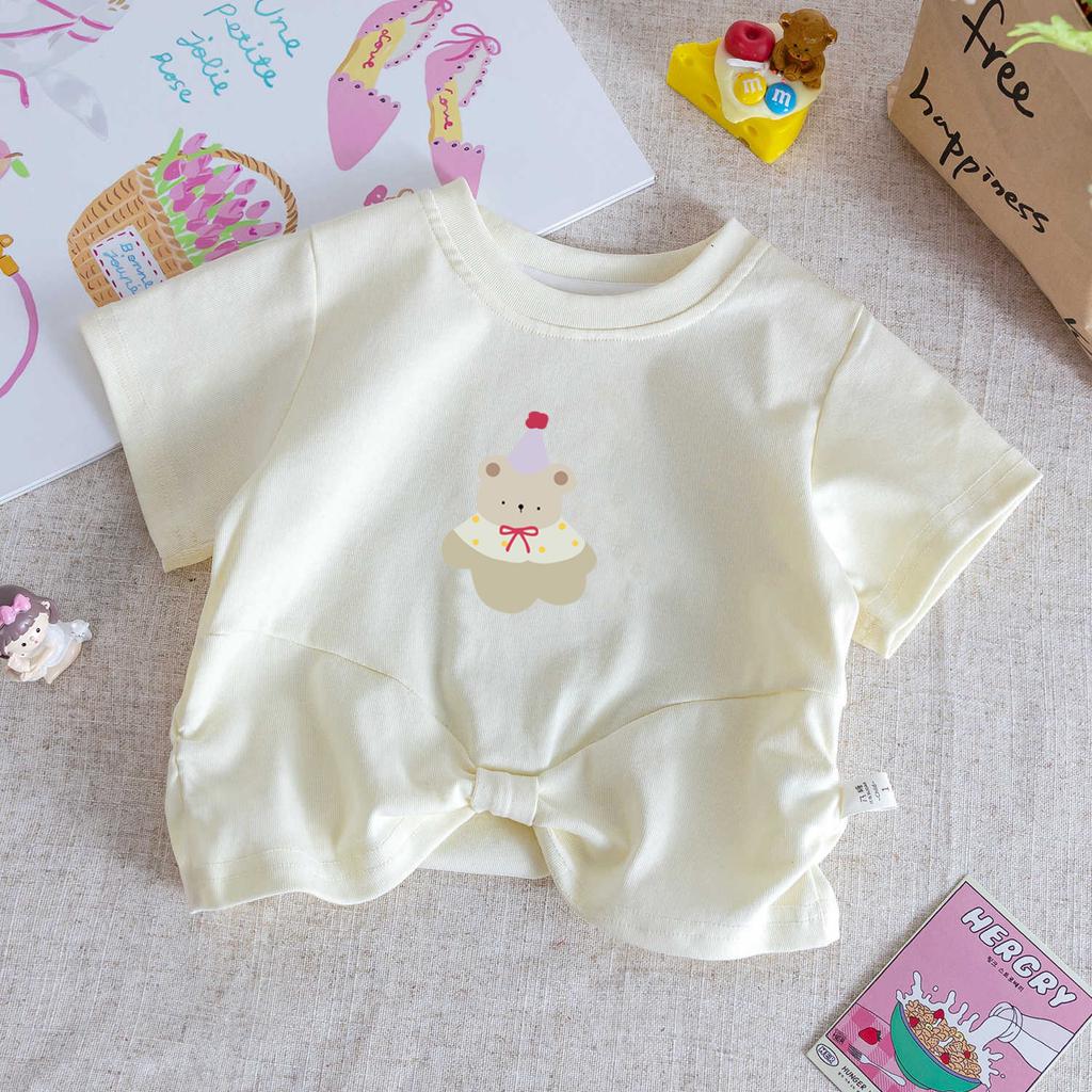 Sommer Mädchen Cartoon Kurzarm Hose Zweiteiliges Set