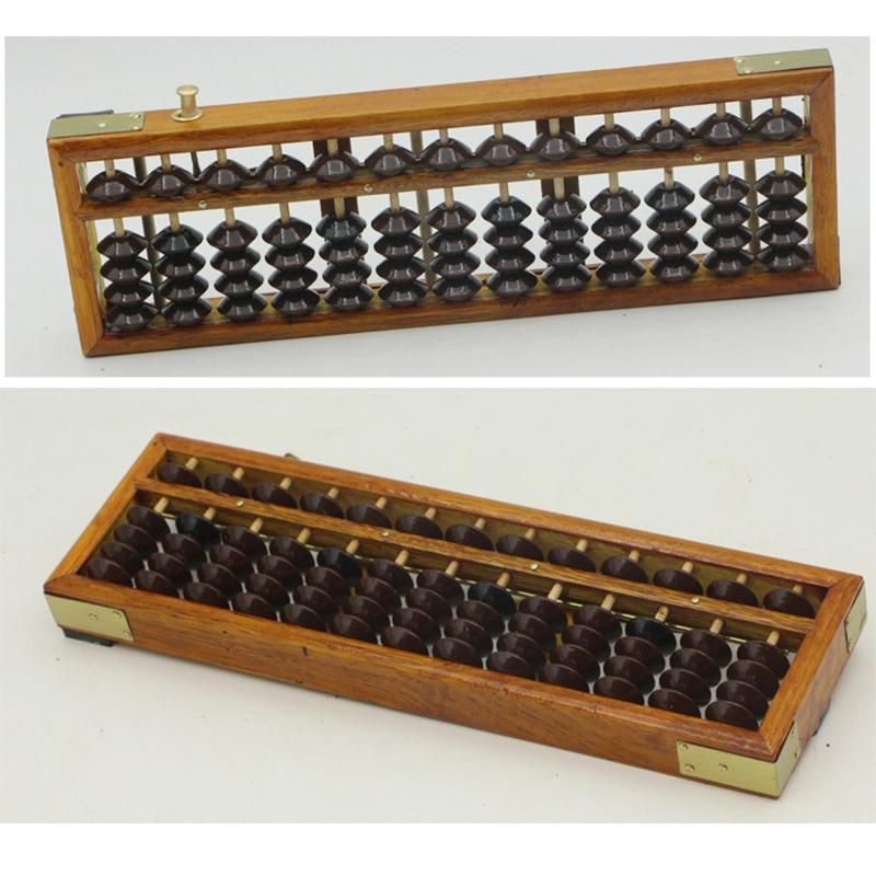 Soroban Plastics Bead Toy Develop Kid's Intelligence Mathematics Abacus Wooden Frame Classic Ancient Calculator Abacus
