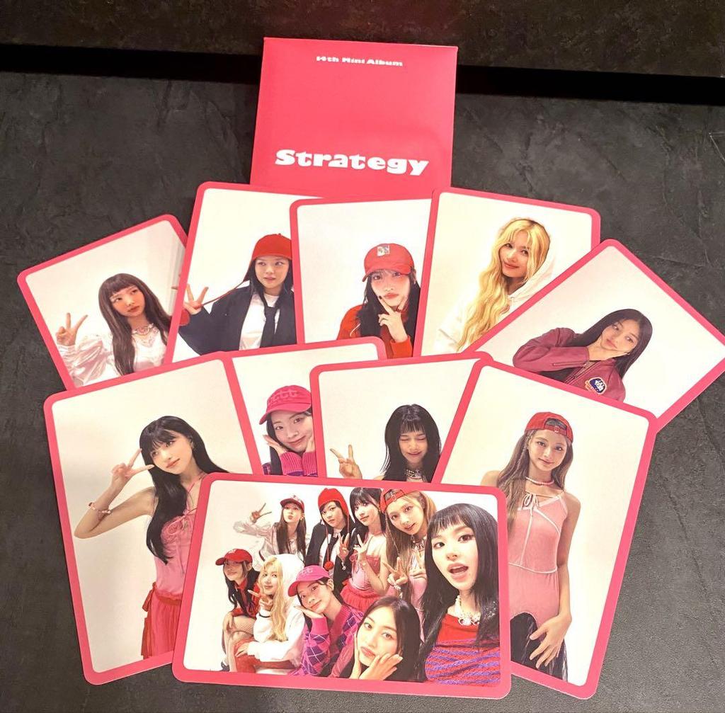 [USED] TWICE STRATEGY CD Unplayed First Press Bonus Trading Card Album