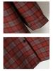 Women's Brushed Plaid Long Sleeve Shirt - Thickened & Warm, 2025 Autumn/Winter Collection