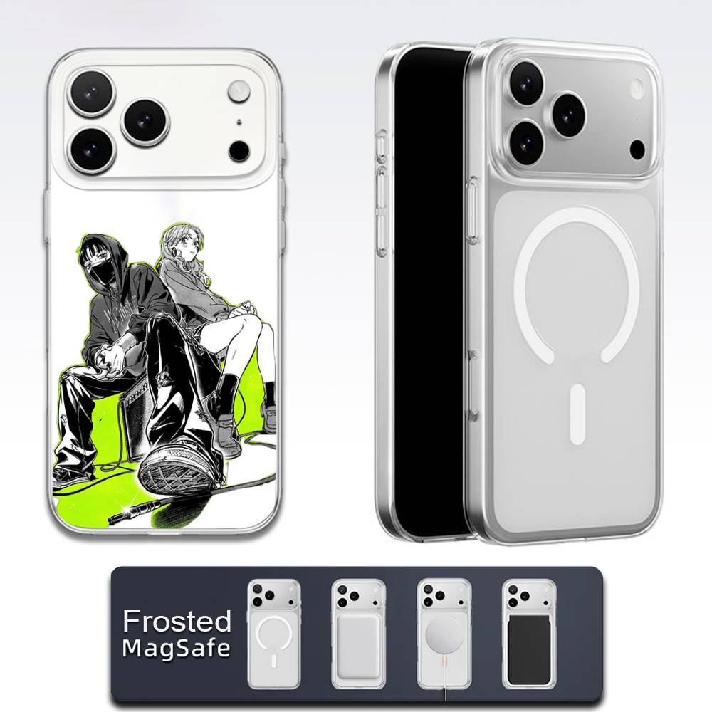 The Green Yuri Guy KiniOto Manga Phone Case For iPhone 17,16,15,14,13,12,11,Pro,Max,Plus,E,Air,Mini Magsafe Transparent