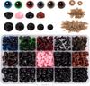 560PCS Eyeball Doll Accessories Black Plastic Plush Safety Eyes Amigurumi For Toys 6mm 8mm 12mm DIY Funny Toy Eyes Animal Gifts