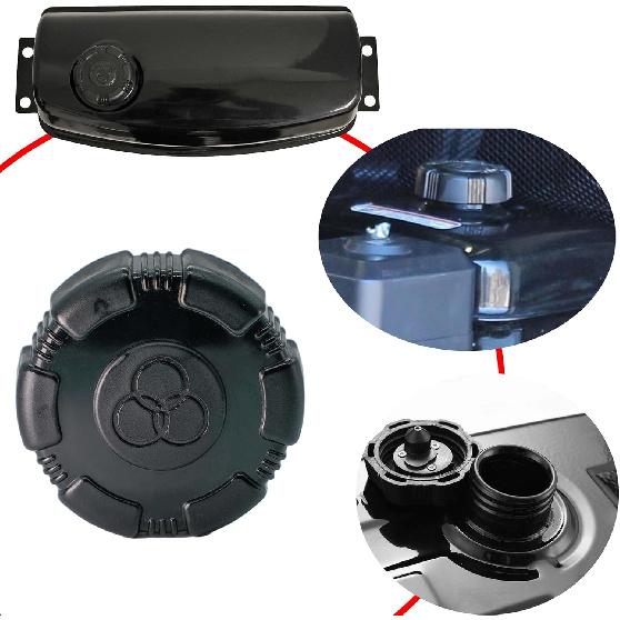 

JMCHstore Vent Go kart Thread Gas Cap For Coleman KT196, Hammerhead GTS 150 150cc, Screw on Gas Lid TrailMaster Blazer MID XRX 150cc, 200cc 196cc