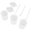 Silicone Measuring Cup Set Reusable Mixing Cup Casting Craft Jewelry Making Tool