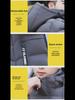618 Men's Mid-Length Hooded Winter Jacket - Warm, Thick Plush Cotton-Padded with Ribbed M-Shaped Design