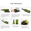 Glass Bottle Cutter for DIY Projects, Upgrade Cutting Tool with Metal Pad & Bottle Holder, for Wine Beer Soda Bottles