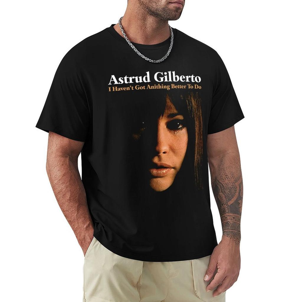 ASTRUD GILBERTO TShirt Plus Size Workout Short Sleeve Top