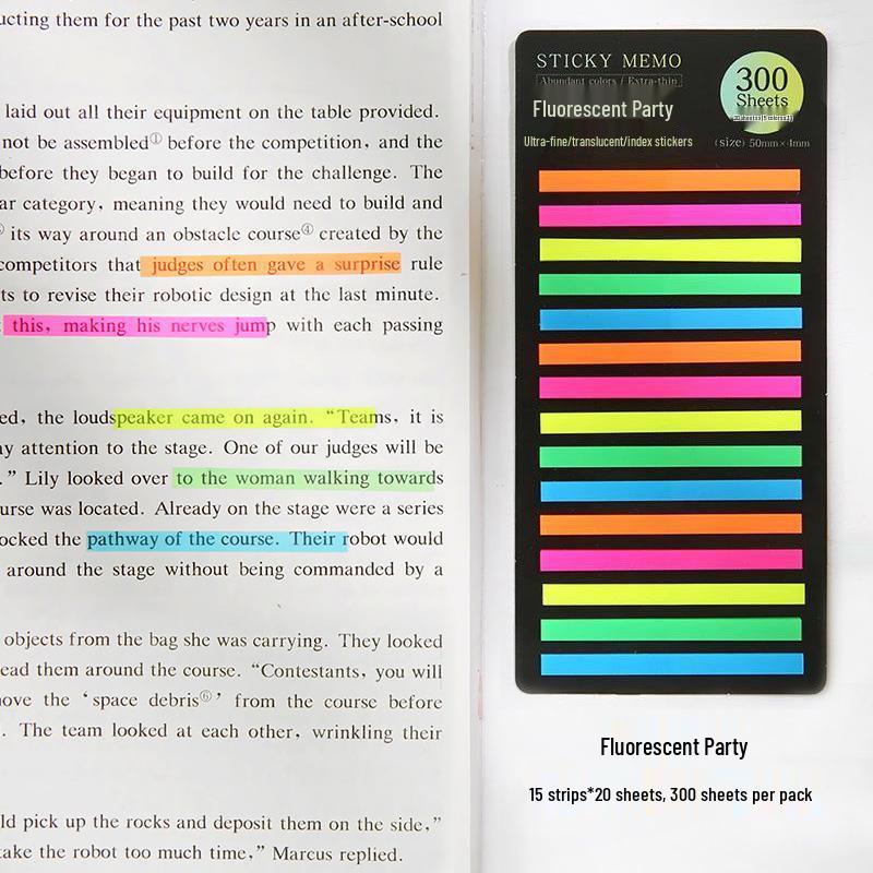 Triangle & Round Segmented Pull-out Strong Adhesive Sticky Notes for Memos