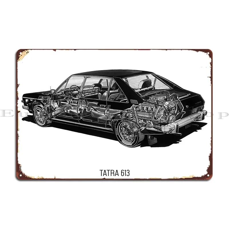 

Татра 613 Металлическая табличка Постер Гараж Настроить Декор Стен Декор Стен Гостиная Жестяная Вывеска Постер 20x30cm（7.8x11.8inch）