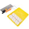 Farbroller-Set Multifunktion mit 1,2 m Edelstahl-Verlängerungs-Abnehmstielgriff für Wand Decke