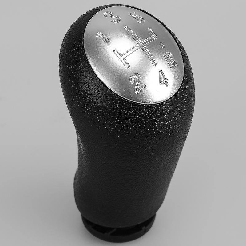 

8200379950 8200059575 8200059578 5 Speed Gear Shift Knob Fit For Renault Laguna 2 Dacia Dokker Duster Matte Silver Top Cover