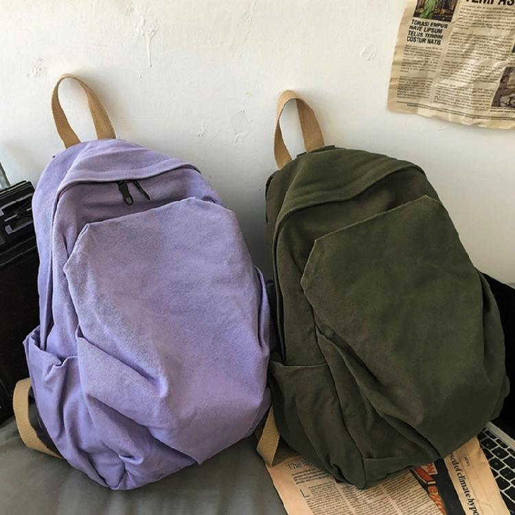 Vintage Canvas Backpack Daypack Convenient and Practical for Work and School
