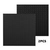 2Pcs 32x32 Dots Double Sided Baseplate for Building Blocks, Classic Brick Board Compatible with Major Brands, Kids DIY Toys