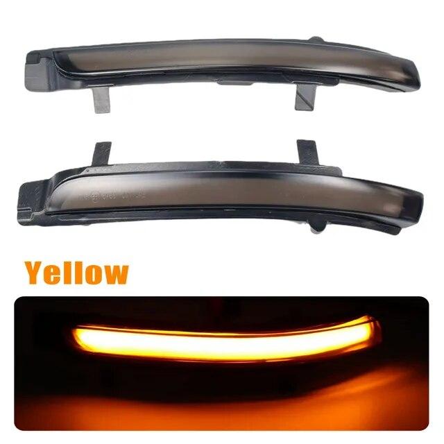 2 Pieces For Skoda Octavia 2009-2013 SUPERB 2008-2014 Dynamic LED Turn Signal Blinker Mirror Flasher Light