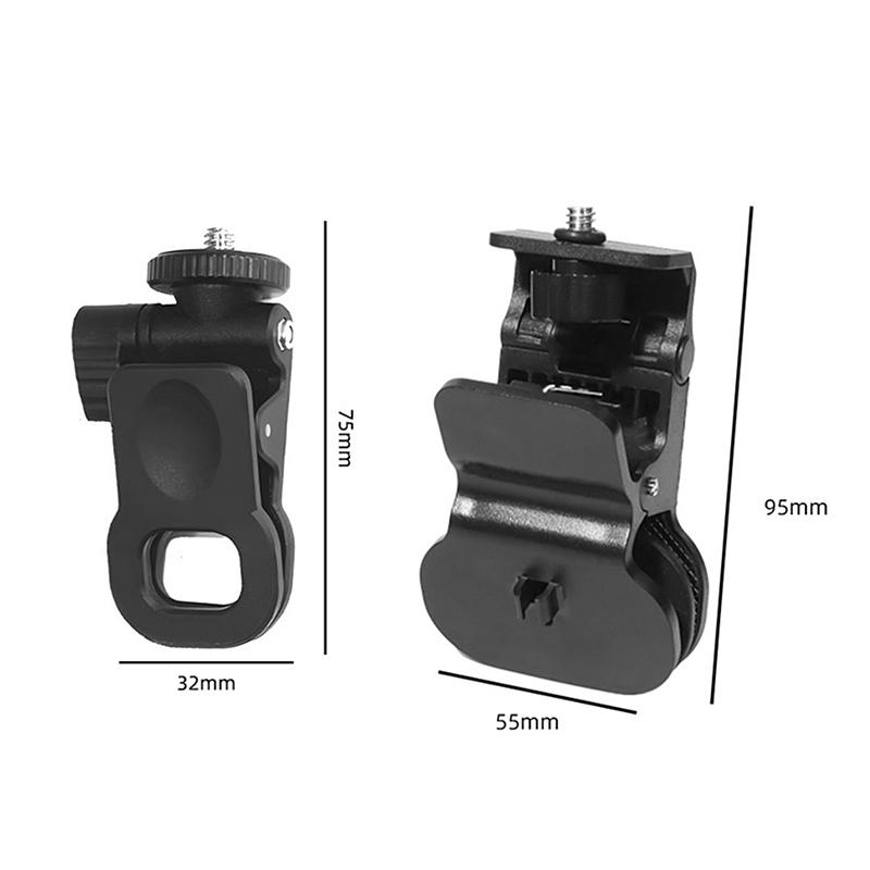 Mini Selfie Fill Light Clip Camera Flash Holder With 360 Swivel Ball-Head 1/4 Screw Mount Phone Tripod Tablet Mount Clamp