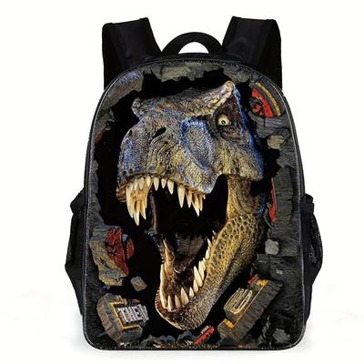 Lässiger Dinosaurier-Rucksack, Schultasche, 3D-Cartoon-Rucksack, Reisetasche, Computertasche, ideale Wahl für Geschenke