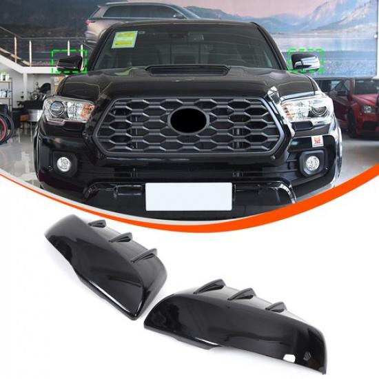 For Toyota Tacoma 2015- Glossy Black Side Door Rearview Mirror Cover Trim