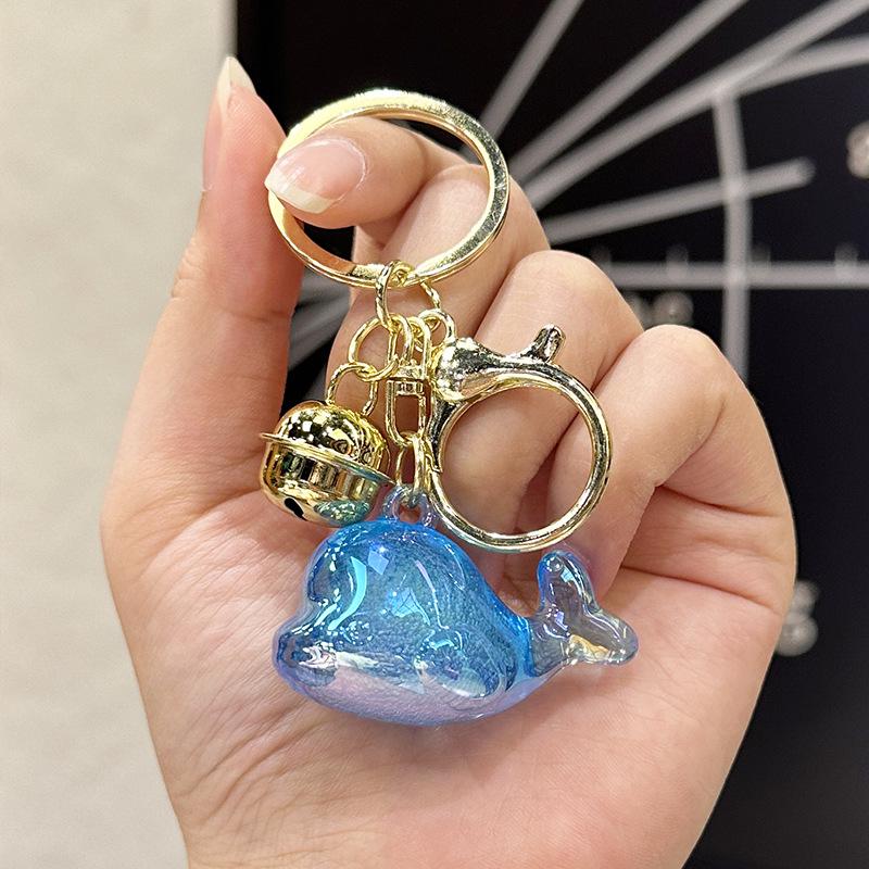 Colorful Acrylic Seashell Keychain Pendant - Cute and Exquisite for Girls' Bags & Car Pendants