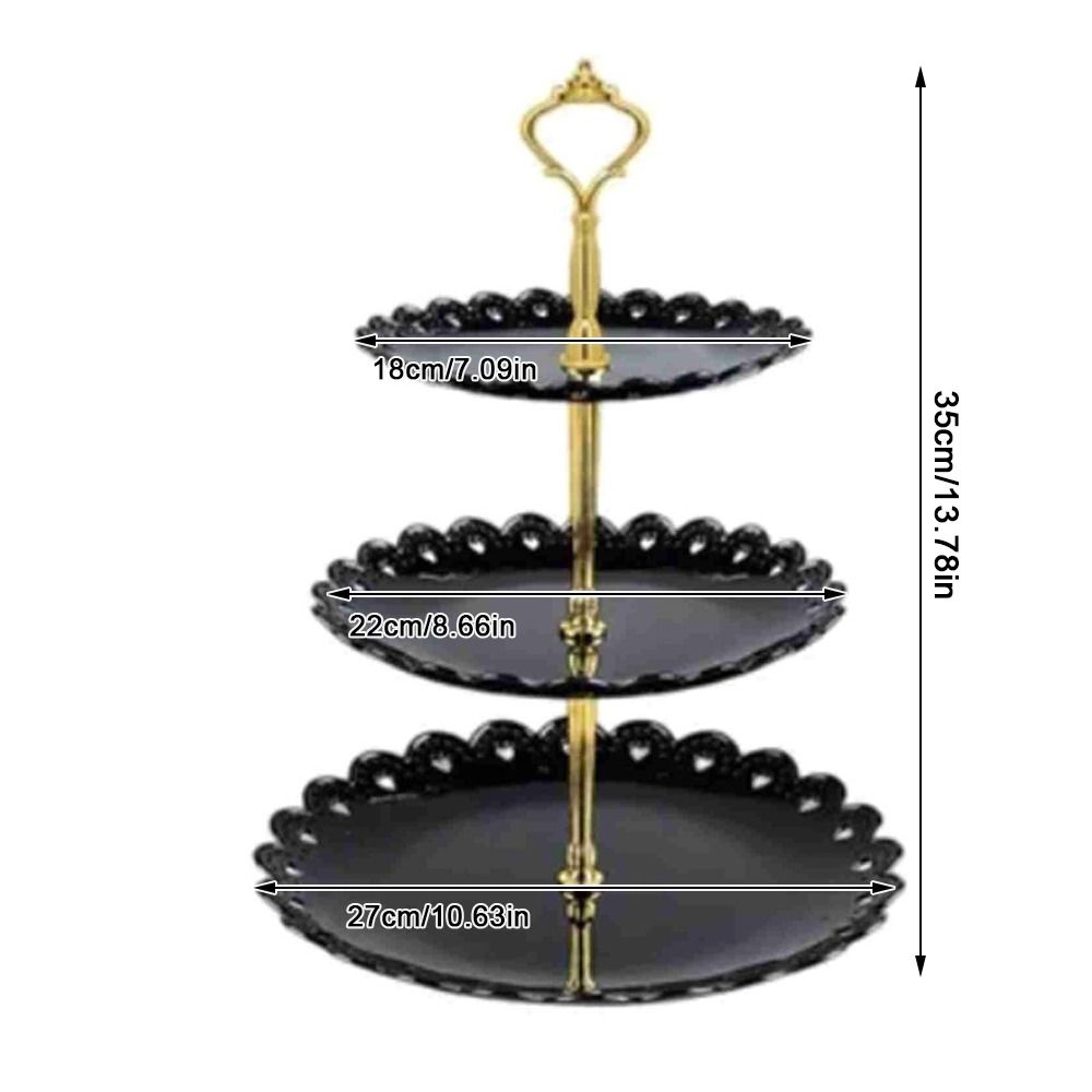 Luxurious Design Dessert Tray Stand 3 Tiers 3 Tier Cake Stand Cupcake Tower Stand  Wedding Party